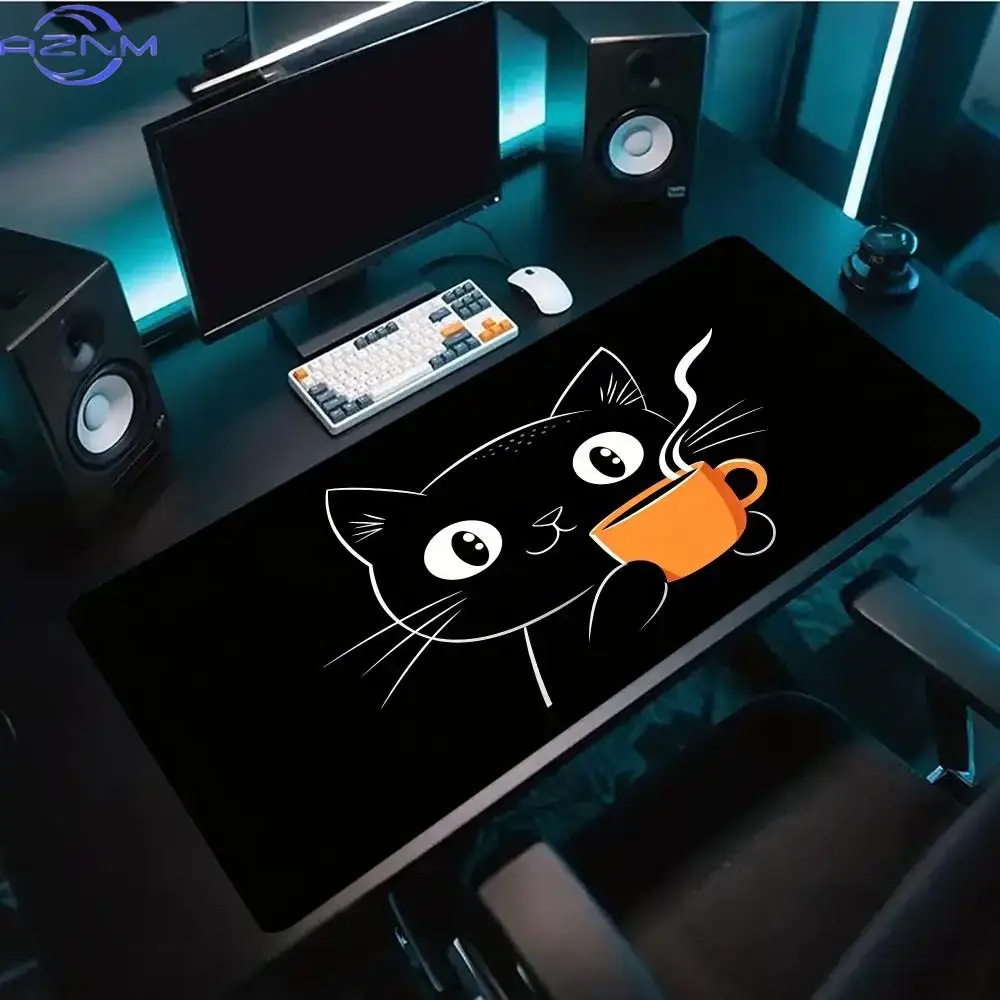 Desk Setup Pc And Laptop - Tapis de souris de jeu grand