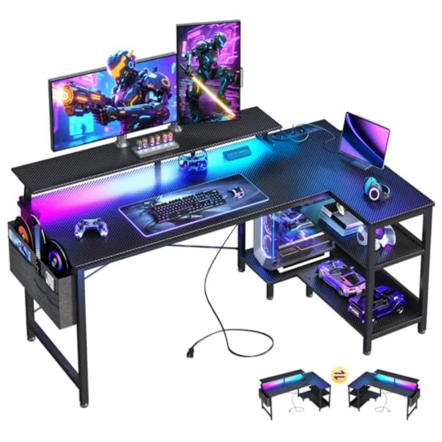 Desk Setup L Shaped - Bureau de jeu en forme de
