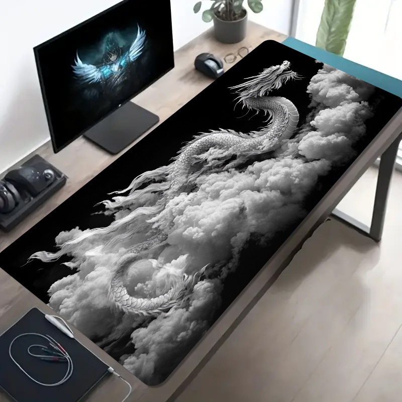 Tapis de souris de jeu Dragon  - Desk Setup Pc And Laptop avis et prix