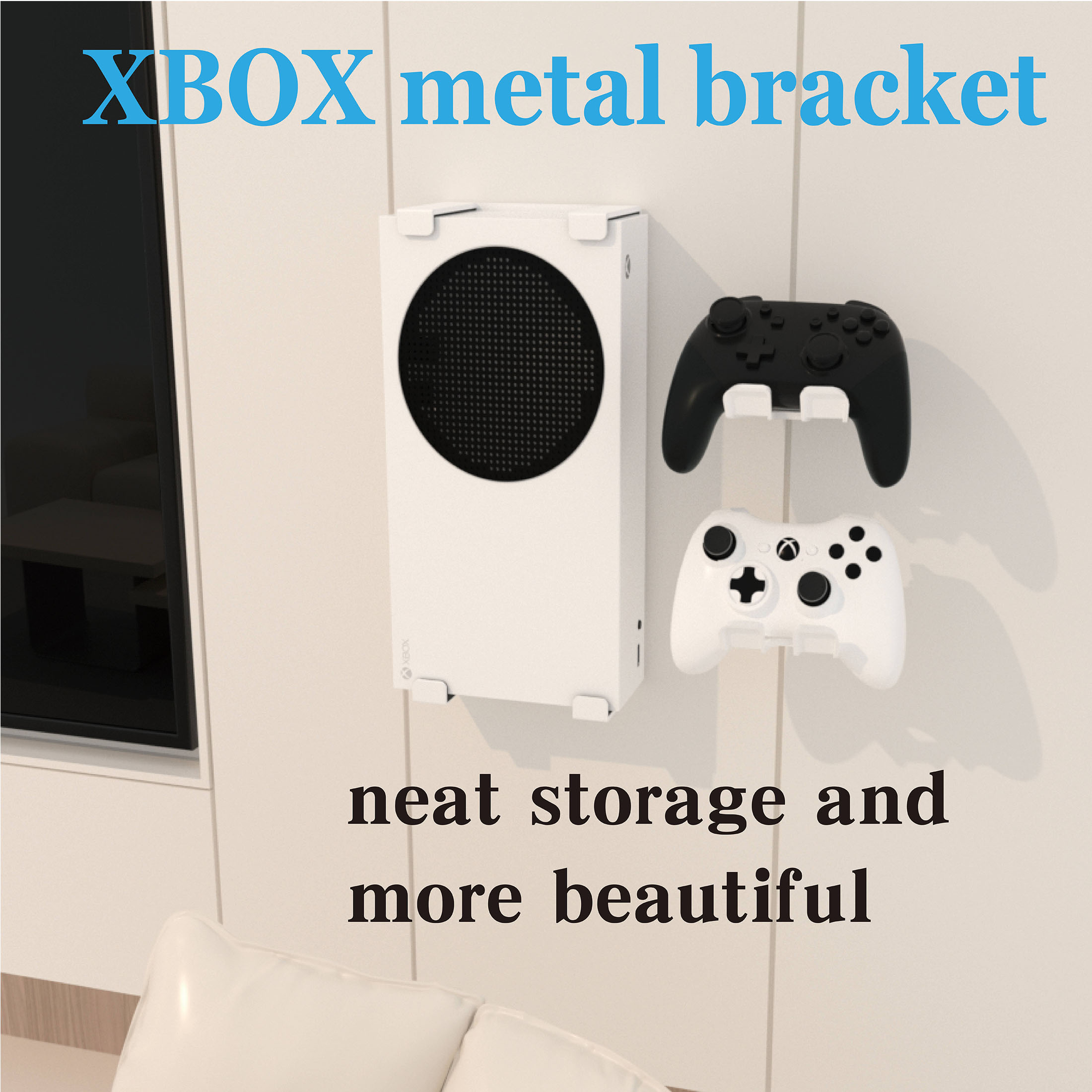 Support mural pour Xbox Series - Desk Setup Xbox avis et prix