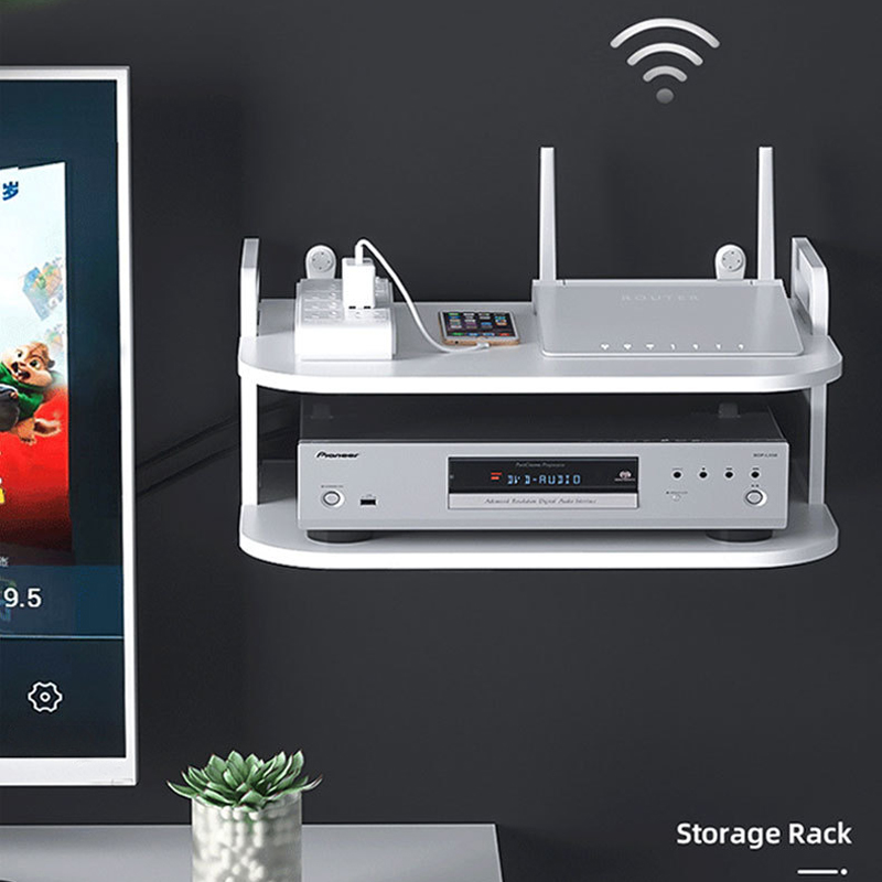 Étagère murale pour routeur et - Desk Setup With Tv avis et prix