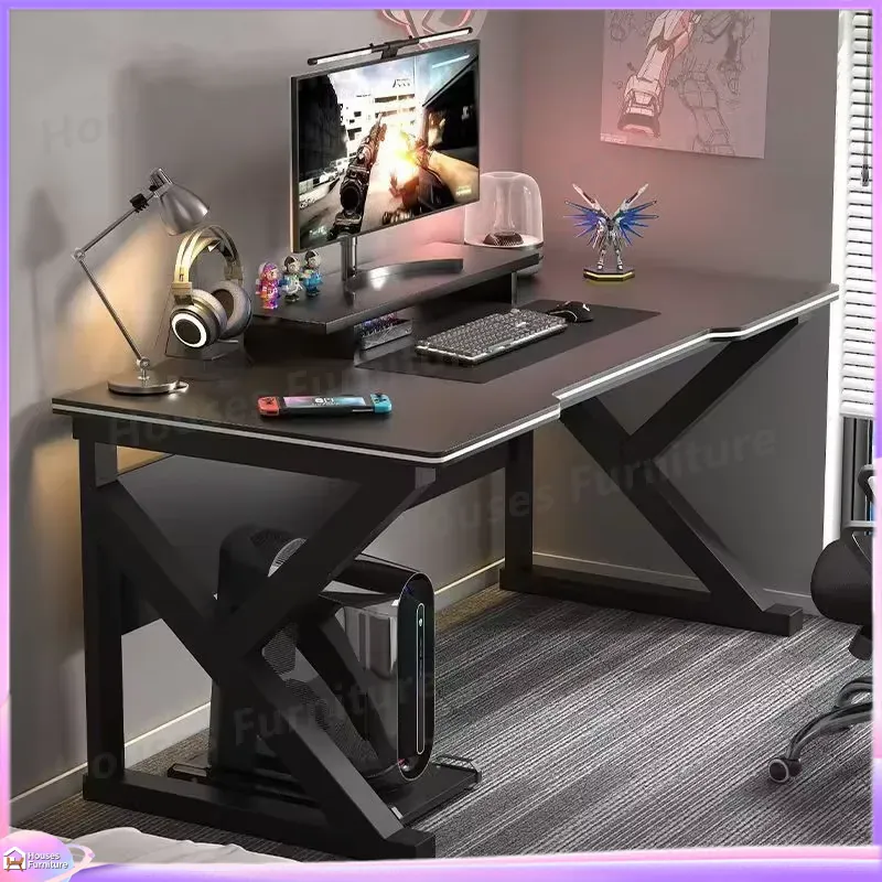Bureau de jeu en métal noir po - Desk Setup L Shaped avis et prix