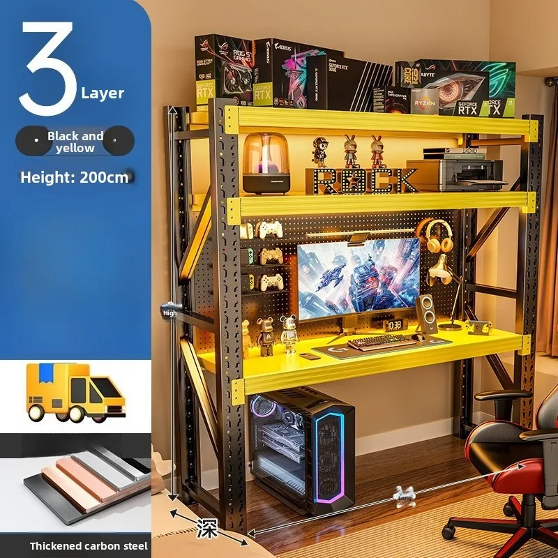 #   Bureau de jeu ergonomique  - Desk Setup L Shaped avis et prix