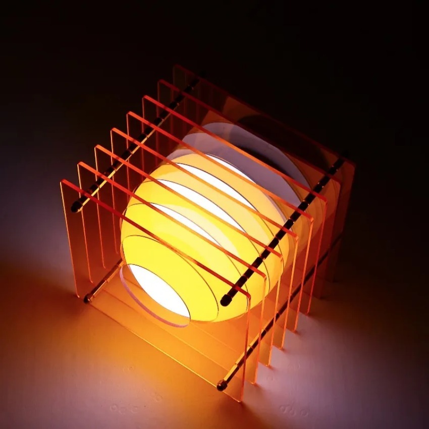 Lampe lune DIY en acrylique à  - Desk Setup Lamp avis et prix