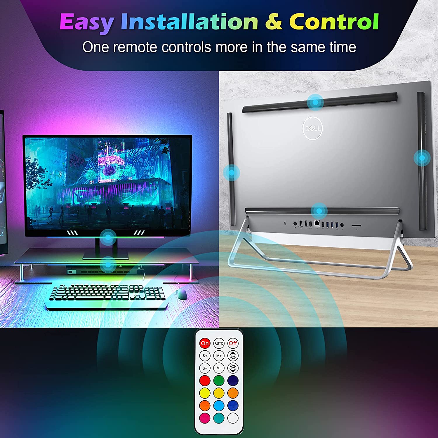 Barre lumineuse RGB Dreamcolor - Setup Desk Monitor avis et prix
